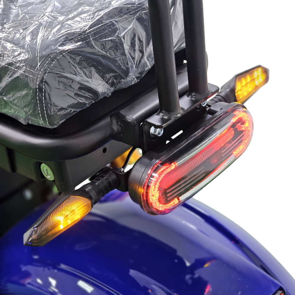 Электроскутер Citycoco GT X7 PRO Синий (2000W) Off Road 7