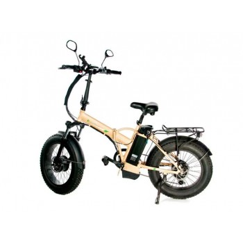 Электровелосипед электрофэтбайк E-motions Fat 20 Double 2 V2 (Полный привод) золотистый