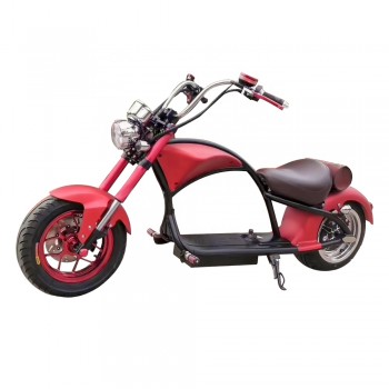 Электроскутер Citycoco Harley Chopper 2000W, 60В 20Ah Красный