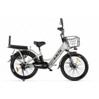 Электровелосипед GREEN CITY e-ALFA Fat Серый