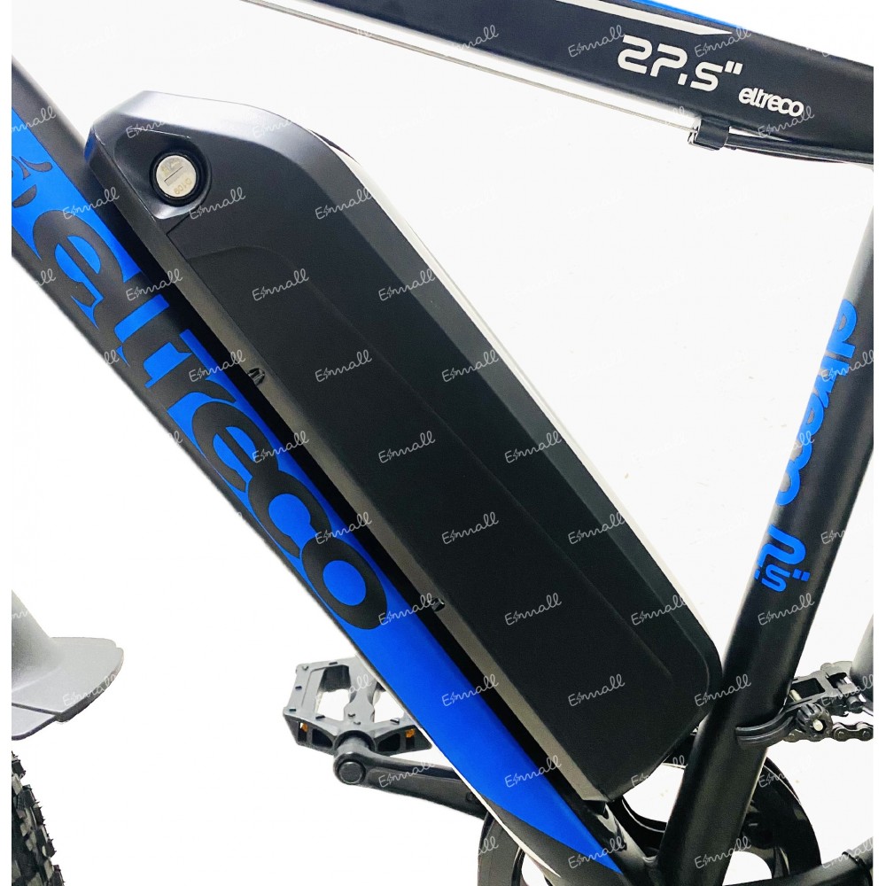 Электровелосипед Eltreco XT-800 NEW (черно-синий) 6