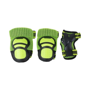 Набор защиты Tech Team Safe fit teens 4.0 Green (зеленый) размер S